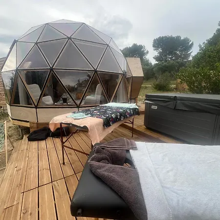 Dôme Géodésique En Bois Montady